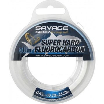 Savage Gear Super Hard Fluorocarbon 50 m 0.45 mm 10.70 kg 23.58 lbs Clear Misina