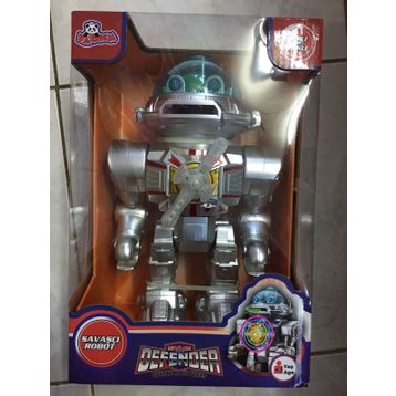 Savaşçı Robot Renkli Resimli Büyük Boy - Gülsüm Cengiz