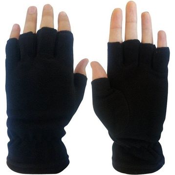 Savex 006 Polar Siyah Yarım Parmak Eldiven