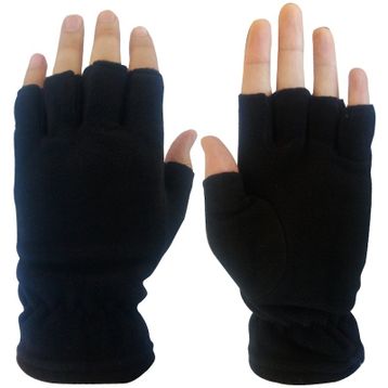 Savex 006 Polar Siyah Yarım Parmak Eldiven