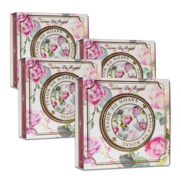 Savon De Royal Gül 4x100 gr Bitkisel Katı Sabun