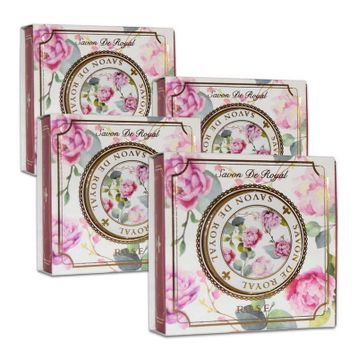 Savon De Royal Gül 4x100 gr Bitkisel Katı Sabun