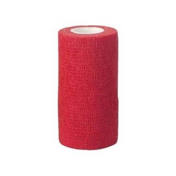 Sayberk 10 cm 4.5 mt Kırmızı Kendinden Yapışkanlı Bandaj