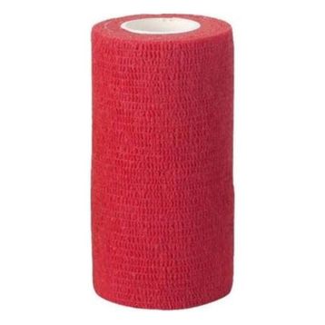 Sayberk 10 cm 4.5 mt Kırmızı Kendinden Yapışkanlı Bandaj