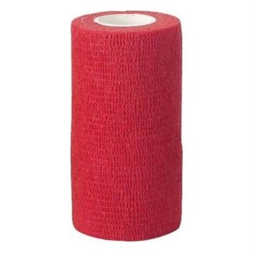 Sayberk 10 cm 4.5 mt Kırmızı Kendinden Yapışkanlı Bandaj