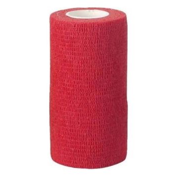 Sayberk 10 cm 4.5 mt Kırmızı Kendinden Yapışkanlı Bandaj