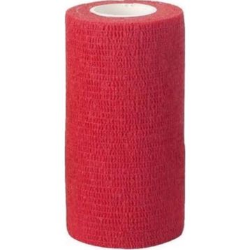 Sayberk 10 cm 4.5 mt Kırmızı Kendinden Yapışkanlı Bandaj