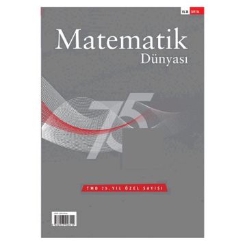 Sayı: 116 Matematik Dünyası Dergisi Nesin Yayınevi