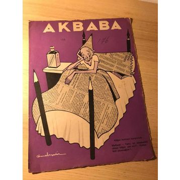 Sayı 176 - 21 Mayıs 1937 - Kapak Cemal Nadir - Akbaba Dergisi