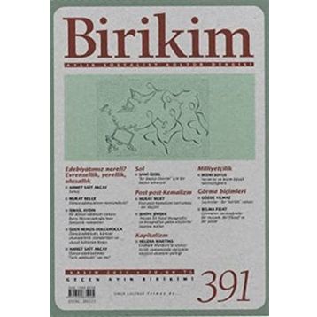 Sayı 391 Aylık Sosyalist Kültür Dergisi Kasım Birikim Yayınları