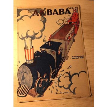 Sayı 96 - 24 Ocak 1946 - Atom Bombası - Kapak Cemal Nadir - Akbaba Dergisi