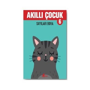 Sayıları Boya - Akıllı Çocuk 6 Kitap