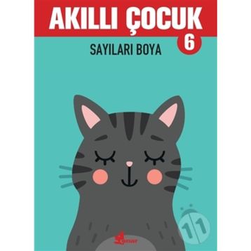 Sayıları Boya - Akıllı Çocuk 6 Kitap