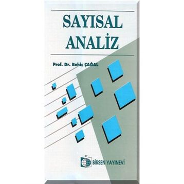 SAYISAL ANALIZ - BEHİÇ ÇAĞAL