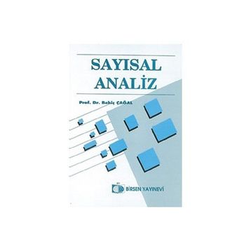 SAYISAL ANALIZ - BEHİÇ ÇAĞAL