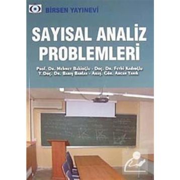SAYISAL ANALIZ - MEHMET BAKİOĞLU