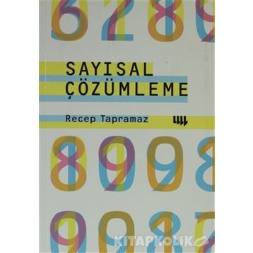 SAYISAL ÇÖZÜMLEME - RECEP TAPRAMAZ