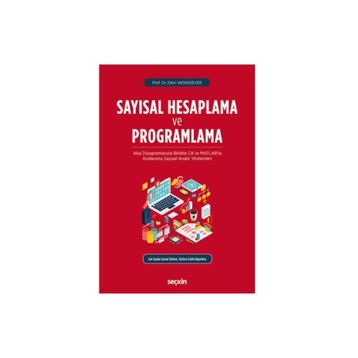 Sayısal Hesaplama ve Programlama - Fahri Vatansever