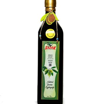 Sazak 1 lt Erken Hasat Soğuk Sıkım Zeytinyağı