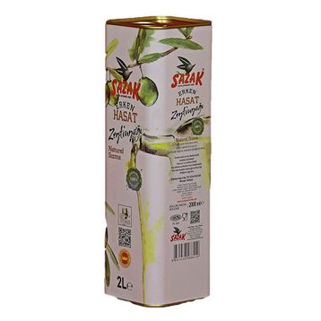 Sazak 2 litre Erken Hasat Soğuk Sıkım Zeytinyağı