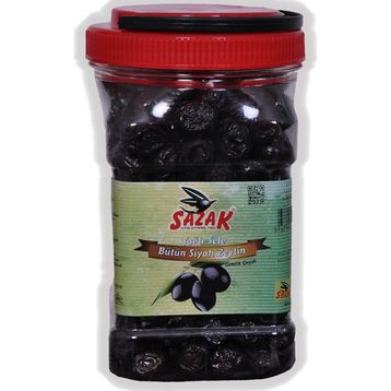 Sazak 900 gr Siyah Yağlı Sele Zeytin