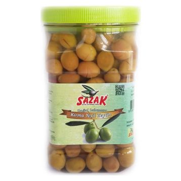 Sazak Kırma 900 gr Yeşil Zeytin