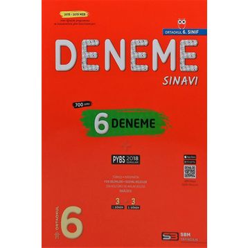 Sbm Yayınları 6. Sınıf Deneme Sınavı