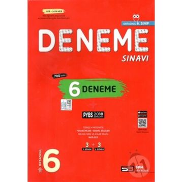 Sbm Yayınları 6. Sınıf Deneme Sınavı