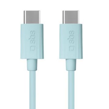 SBS Type-C To Type-C Açık Yeşil 1.5 m 60 W Şarj Kablosu
