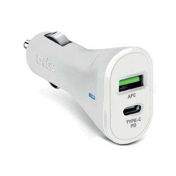 Sbs USB-C PD 20 W 1xUSB-A Araç Şarj Cihazı