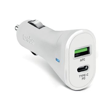 Sbs USB-C PD 20 W 1xUSB-A Araç Şarj Cihazı