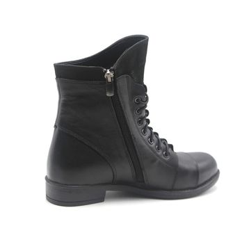 Scavia 502 Siyah Kadın Deri Bot