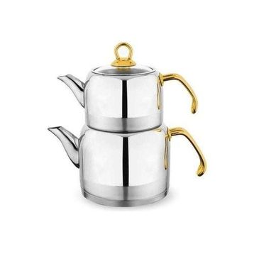 Schafer 1S0002-15001-INX04 4 Parça İnox Ada Metal Çaydanlık Takımı