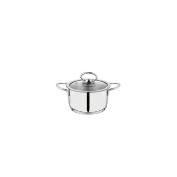 Schafer 1S4606-13001-INX03 Micro 16 cm Mini Derin Çelik Tencere Takımı