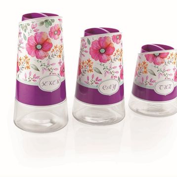 Schafer 24964 Mor 3 Boy Nesting Kavanoz Seti