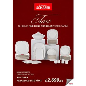Schafer ALT03 14037 60 Parça Juno Yemek Takımı