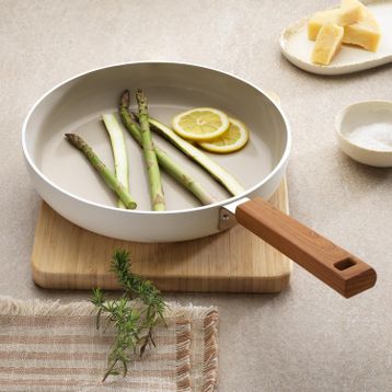 Schafer Ceramoni Krem 26 cm Seramik Tava
