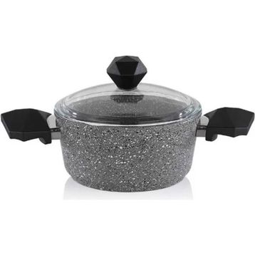 Schafer Cory 24 cm Gri Granit Derin Tencere
