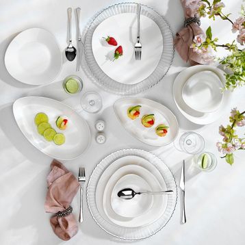 Schafer Dina 29 Parça Platin Yemek Takımı