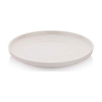 Schafer Freya Dove 21 cm 1 Parça Beyaz Pasta Tabağı