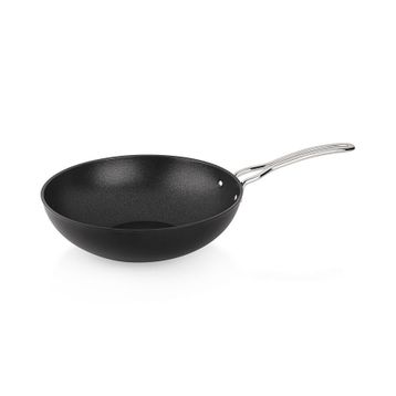 Schafer Gastronomie Master Siyah 28 cm Granit Wok Tava