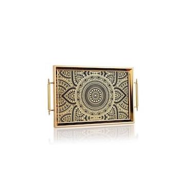 Schafer Gold 1 Kunst Tepsi