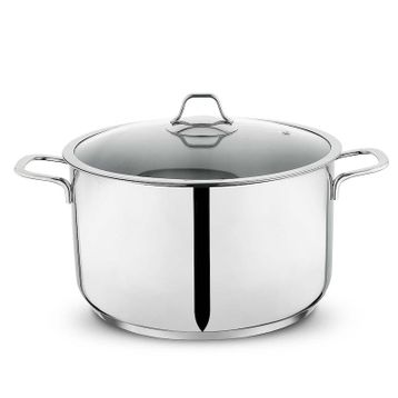 Schafer Held 30 cm 2 Parça Derin Çelik Inox Tencere