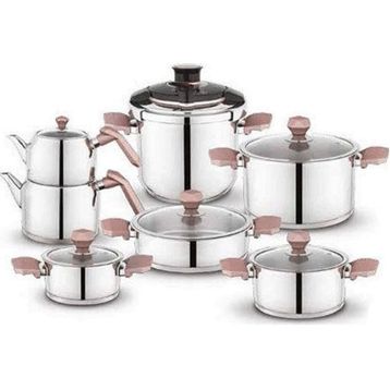 Schafer Honor Rosegold 14 Parça Çelik Çeyiz Seti