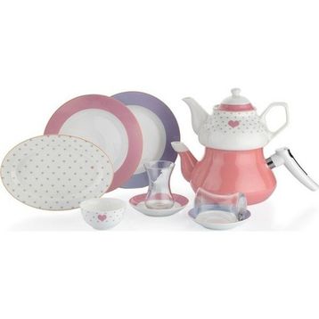 Schafer In-Glaze Brillant 31 Parça 6 Kişilik Kahvaltı Takımı