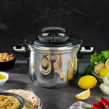 Schafer İn Safe 7 lt Siyah Düdüklü Tencere