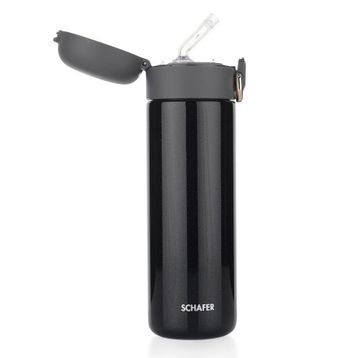 Schafer Iron Man 450 ml Siyah Termos