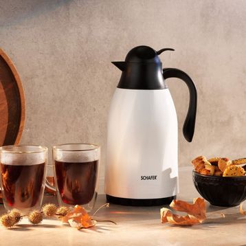 Schafer Kitchenhouse 1.3 lt Beyaz Cam Termos