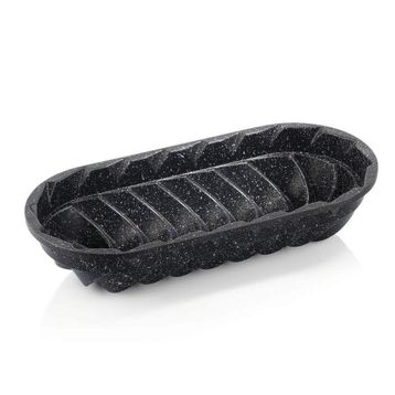 Schafer Legende Granit Döküm Baton Kek Kalıbı Siyah 35x16 cm