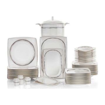 Schafer PE-6067 P02 Platz Platin 40 Parça Bardak Takımı Seti